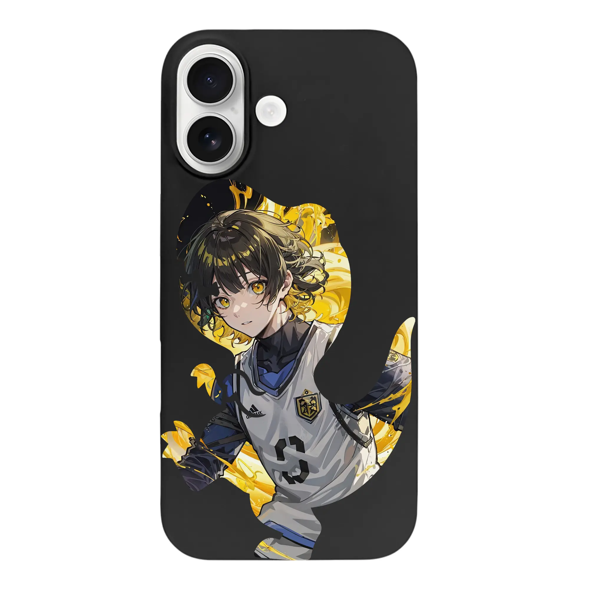 ブルーロック グッズ 蜂楽 廻 - iPhone 17 シリーズ シリコンケース 薄型 耐衝撃 指紋防止 ソフトタッチカバー 精密フィット 傷防止 保護ケース iPhone 17/17 Air/17 Pro/17 Pro Max 対応